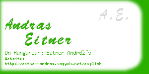andras eitner business card